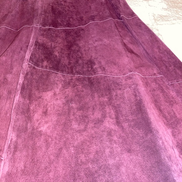 Pamela McCoy Leather skirt Size 16 - Picture 3 of 5